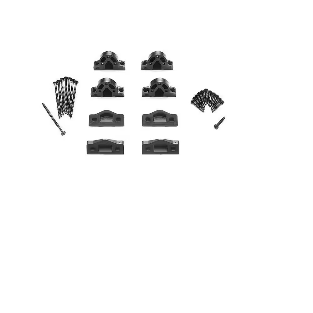 Trex Select Stair Railing Mounting Hardware Black Brackets Screws Stair Rail