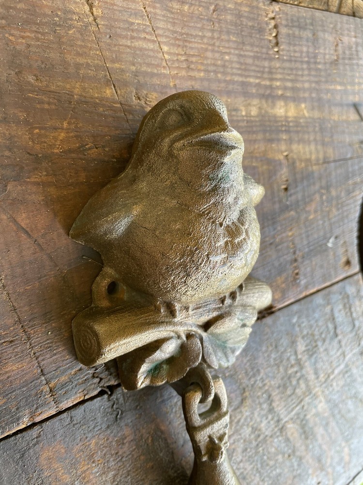 Vintage Solid Brass Bird Door Knocker CARRUTH 1991
