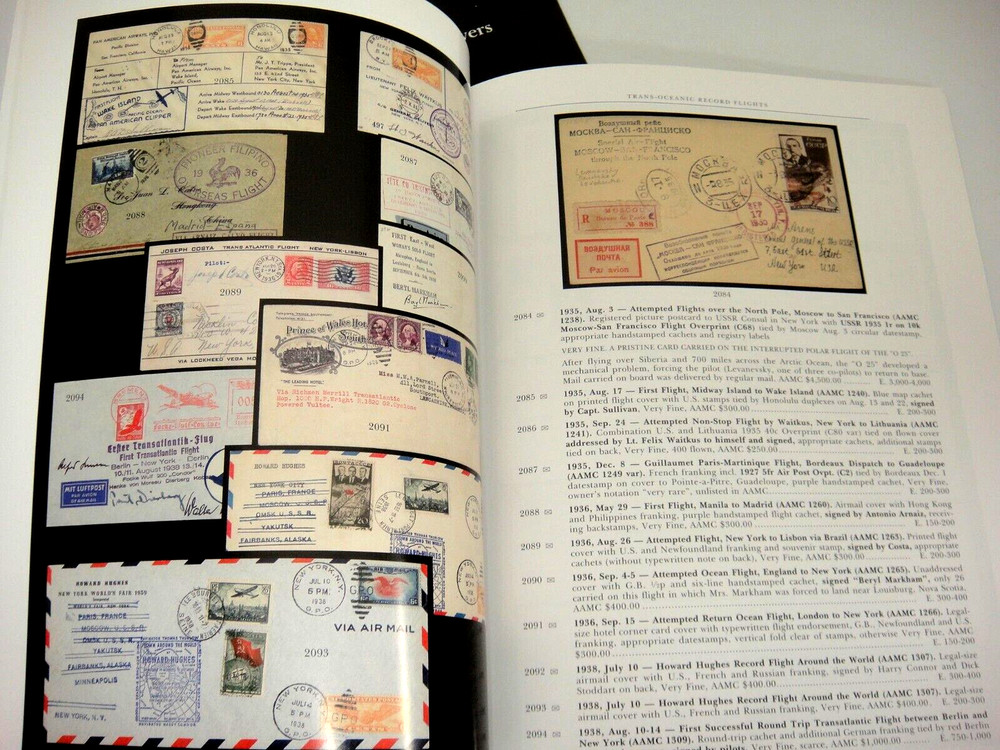 Siegel Auction Catalog w Prices Realized Worldwide Air Post Stamps & Covers 2003