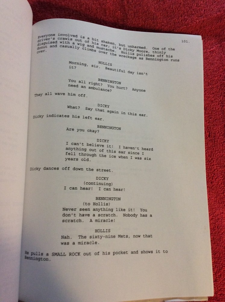 ORIGINAL SCRIPT COMPANY MAN ARNIE WESS DAVE DIGREGORIO