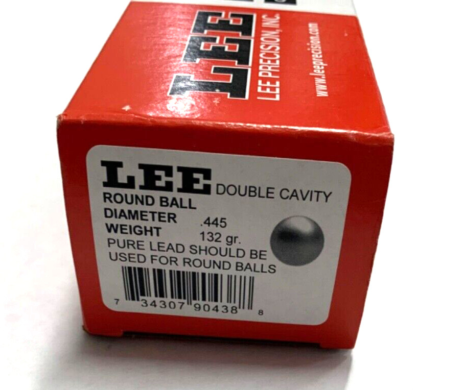 Lee Precision 90438 2 Cavity Bullet Mold (445 Diameter) Round Ball