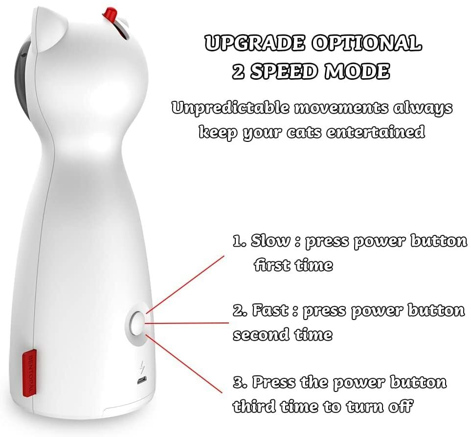 Cat Toy Automatic Rotating toy Pointer for Cats Pet Dog