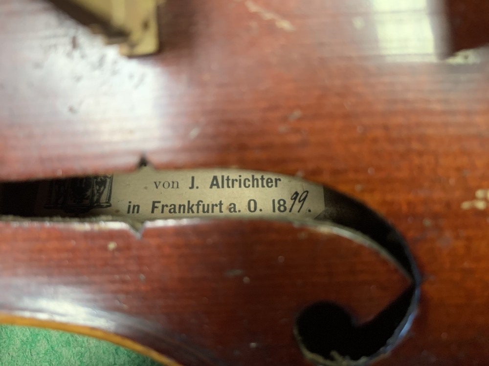 J. Altrichter Violin 1899