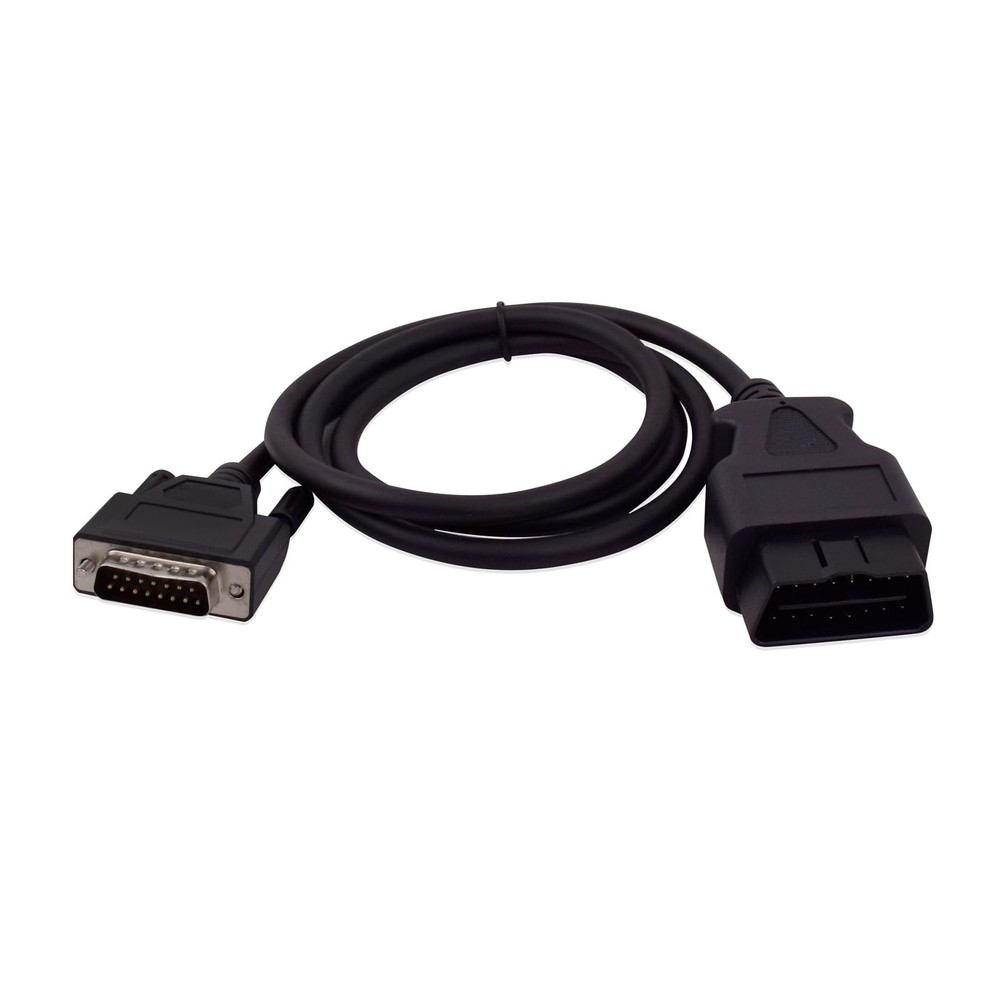 OBD2 OBDII Cable Fits for Cen Tech Code Reader Scanner Models Black 4 feet