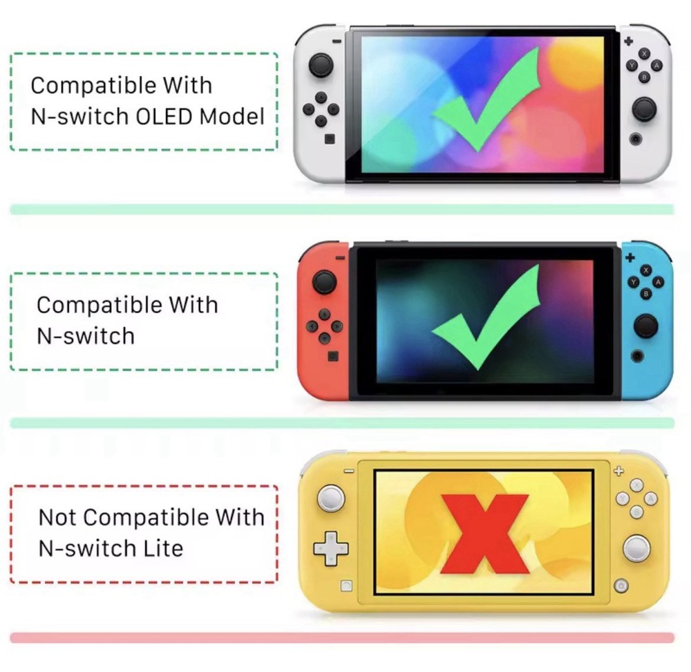 Vertical Bracket Grip Flip for NS Switch/OLED Handheld Game Controller Gamepad