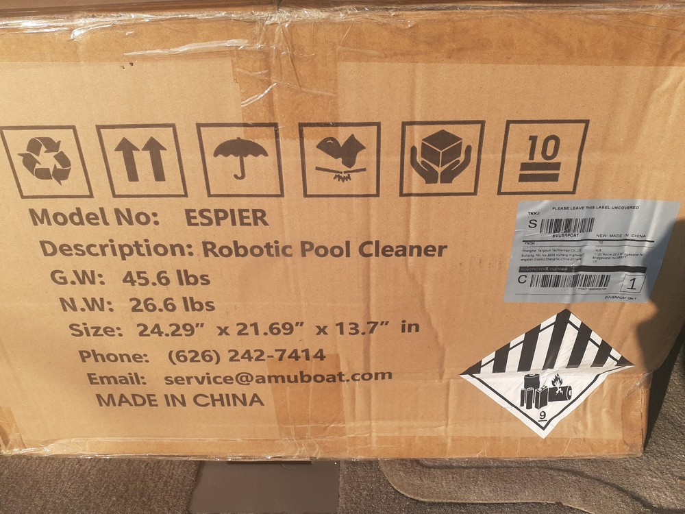 AMUBOAT Espier Robotic Pool Cleaner,Cordless Automatic Pool Vacuum