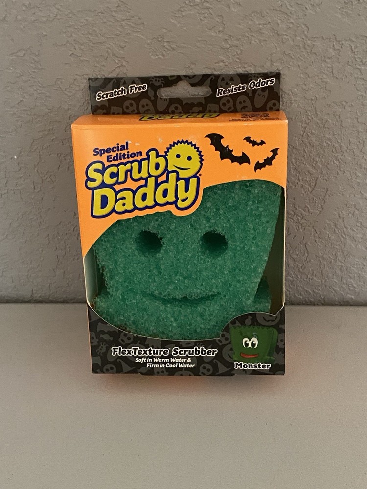 Scrub Daddy Flex Texture Scrubber. Special Edition Frankenstein. New! 🎃