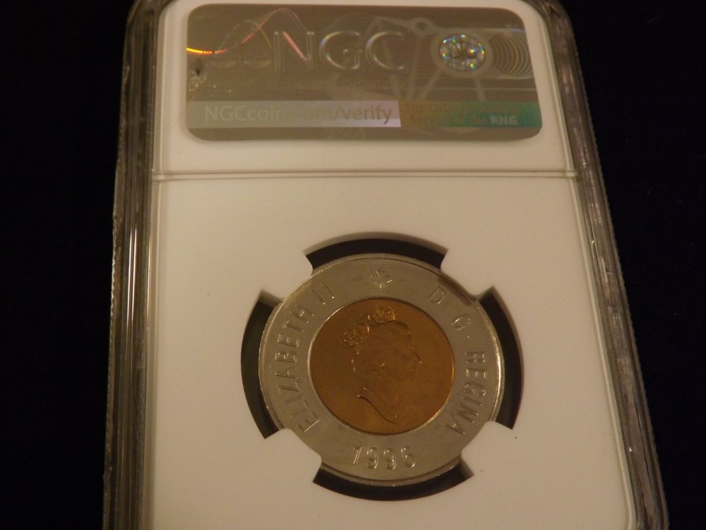 1996 $2 Canada NGC MS 65