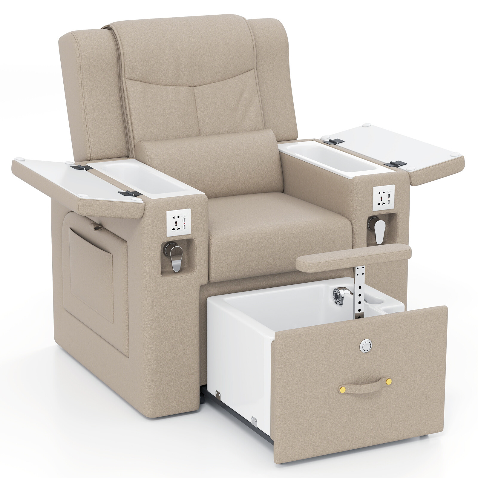 Pedicure Spa Chair with Smart Foot Bathtub,Manicure Salon Tattoo for Nail Tech