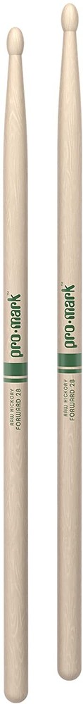 3 PACK ProMark Classic Forward 2B Raw Hickory Drumsticks, Oval Wood Tip