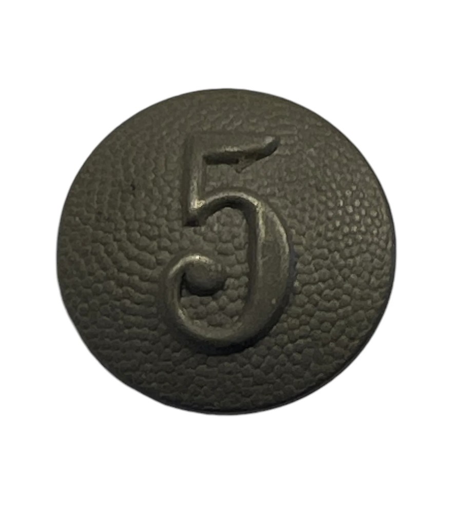 WW2 German Army 5th Company Pebbled Uniform Button