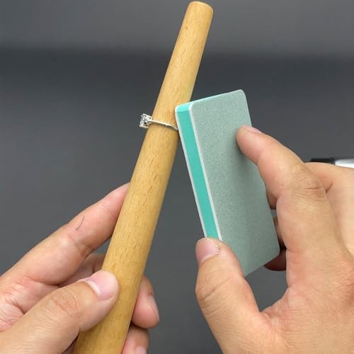 3PCS ring Repair Tool, solid wood ring shaping stick, 25mm double-sided