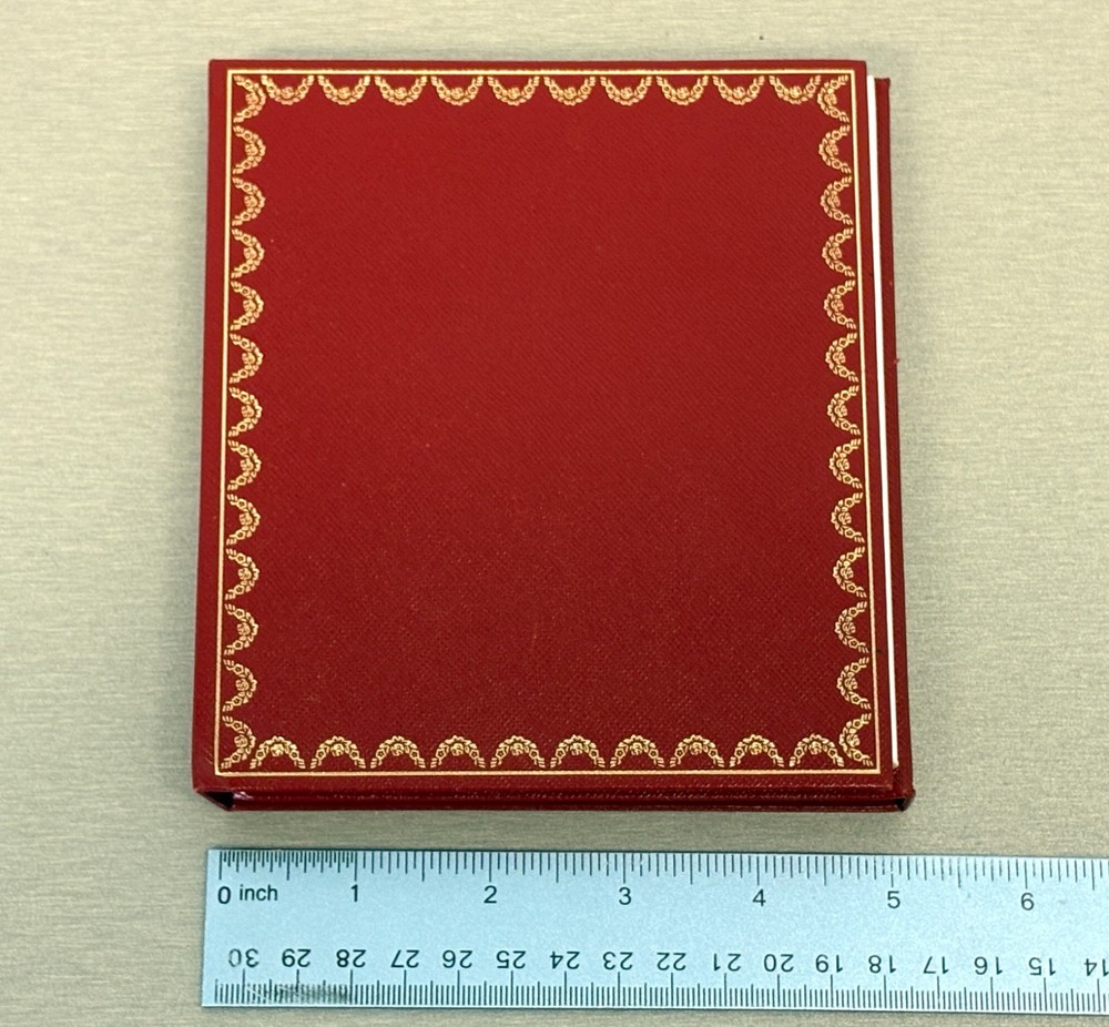 Cartier Original Red Folder Instruction Booklet, Certificate & CD