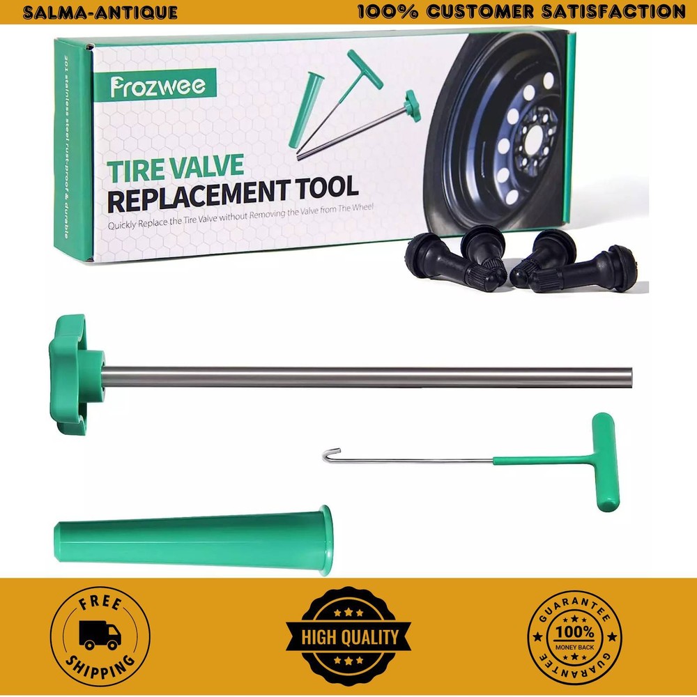 Tire Valve Stem Core Quickly Replacement Tool Kit, Perfect Tool for Leaky Valves