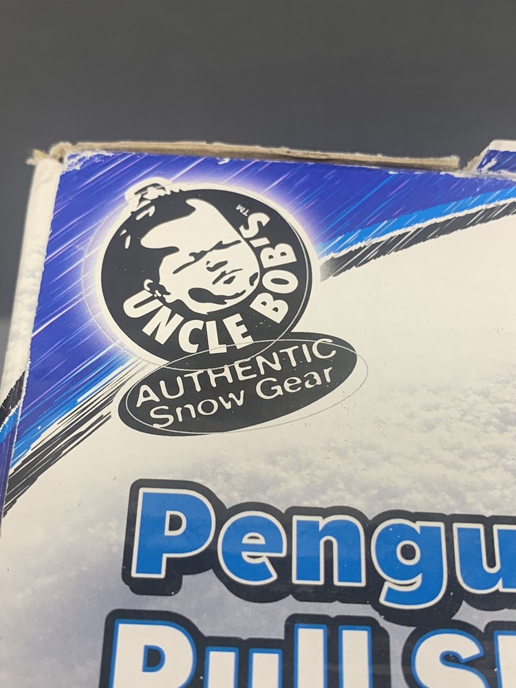 Uncle Bob’s Penguin 33 inch Winter Snow Pull Sled New Open Box