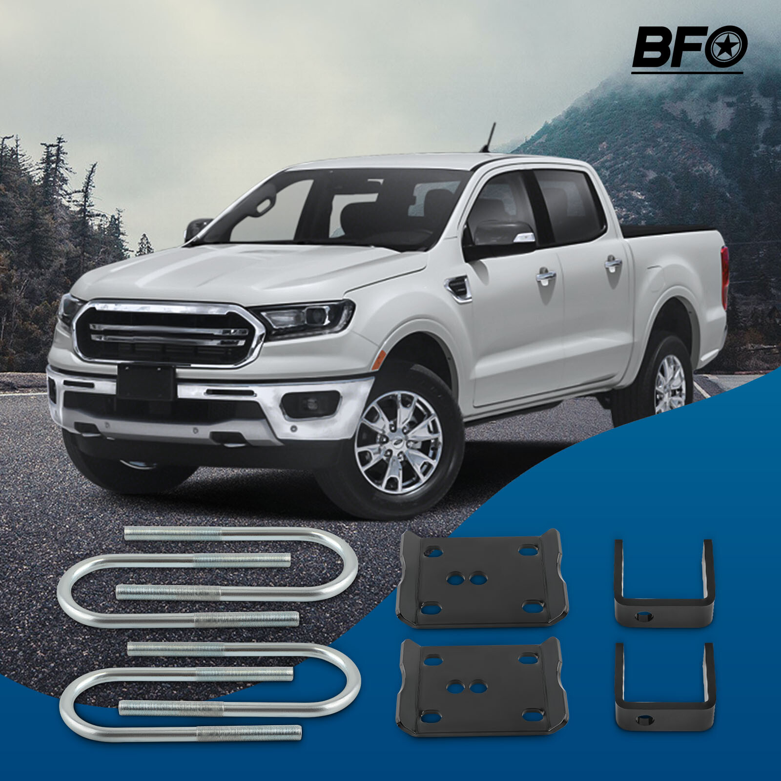 3" Lowering Coil Springs 5" Drop Axle Flip Kit For Ford Ranger Mazda B 1983-1997