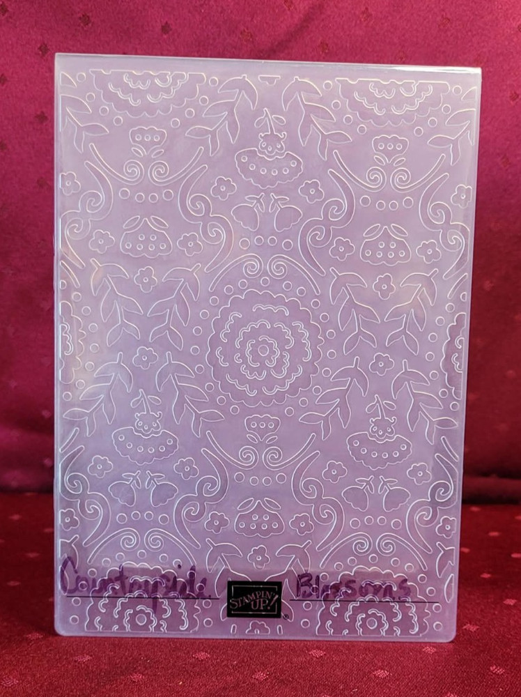 Stampin' Up! COUNTRYSIDE BLOSSOMS embossing folder