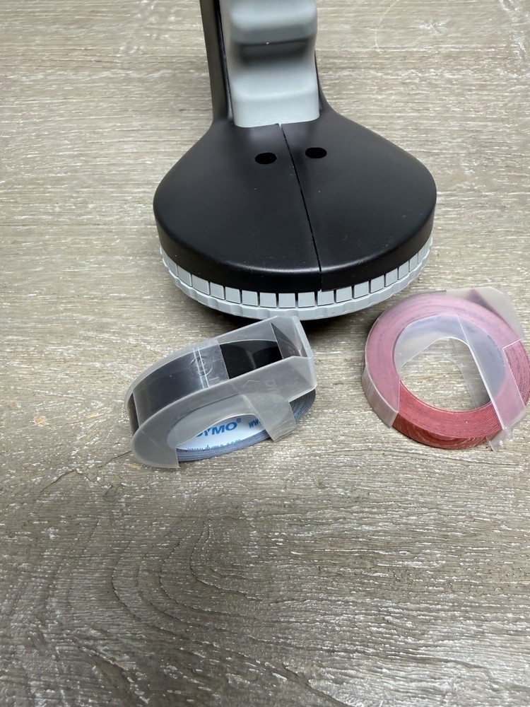 DYMO Omega Embossing Label Maker w/ 2 Tapes Handheld Tool