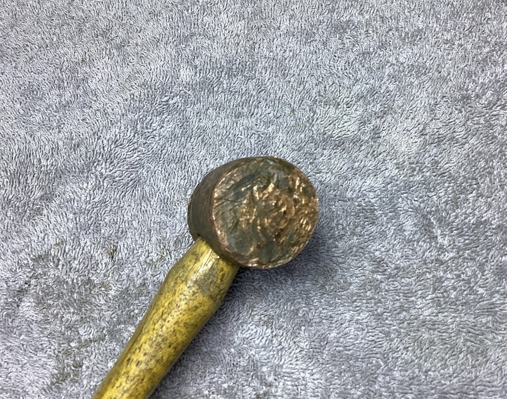 TEMCO NO.2 COPPER HAMMER WITH HICKORY HANDLE