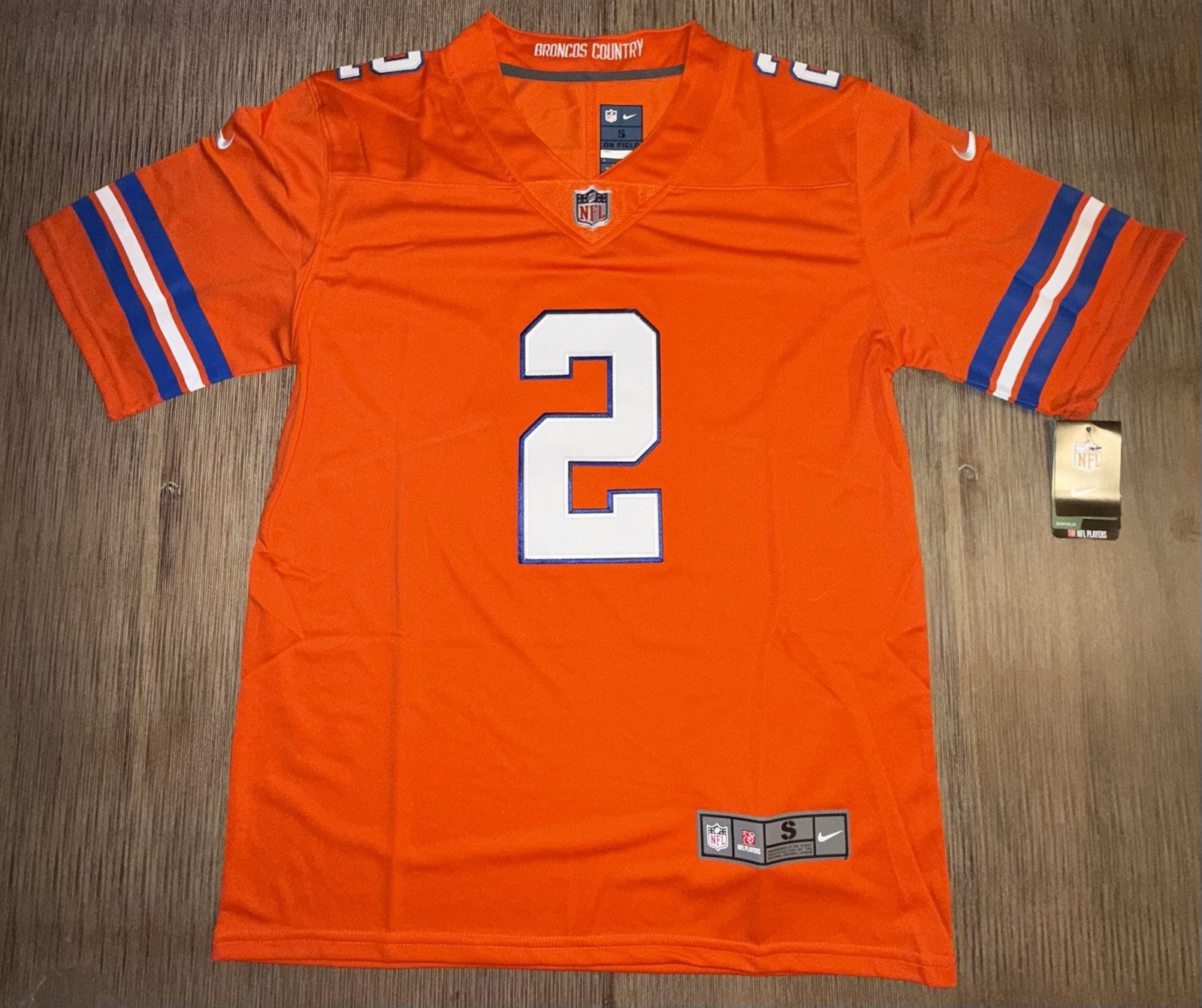 Pat Surtain II Throwback Orange Size: Small