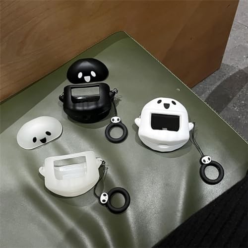 SKPY 3D Cute Cartoon Ghost Design Rugged Shockproof Case Compatible with Black
