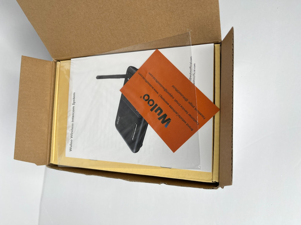 Wuloo Wireless Home Intercom System - 2 Pack Multichannel W666-P2 - Black