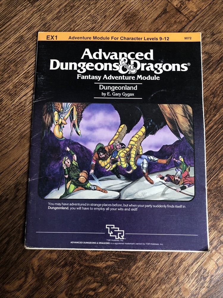 Dungeonland Adventure Module - AD&D EX1