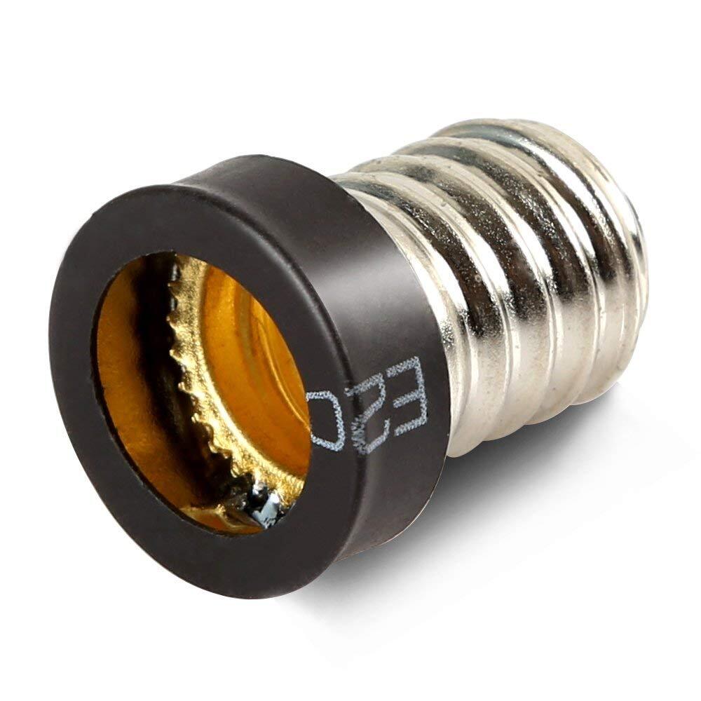 E14 to E12 European Base to Candelabra base Socket Adapter Converter