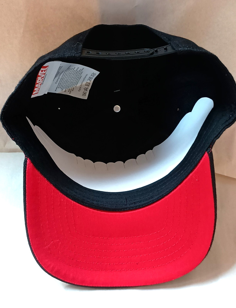 Marvel Comics Red Pattern Logo Difuzed Baseball Cap Hat New NOS OSFM 2022