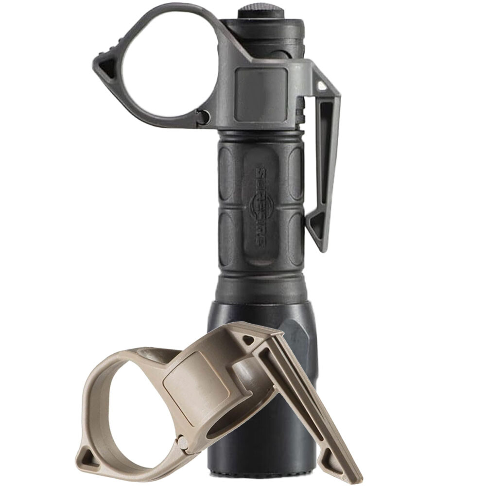Tactical Flashlight Ring Portable Flashlight Holder for 1'' SureFire Flashlight