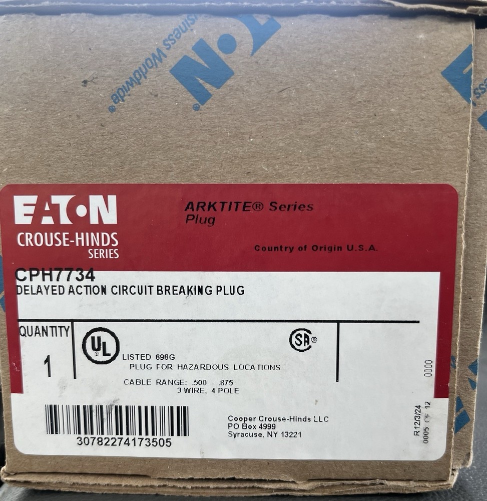 Eaton CPH7734 Plug