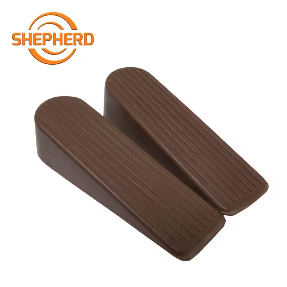 Brown Rubber Door Stops 2 per Pack