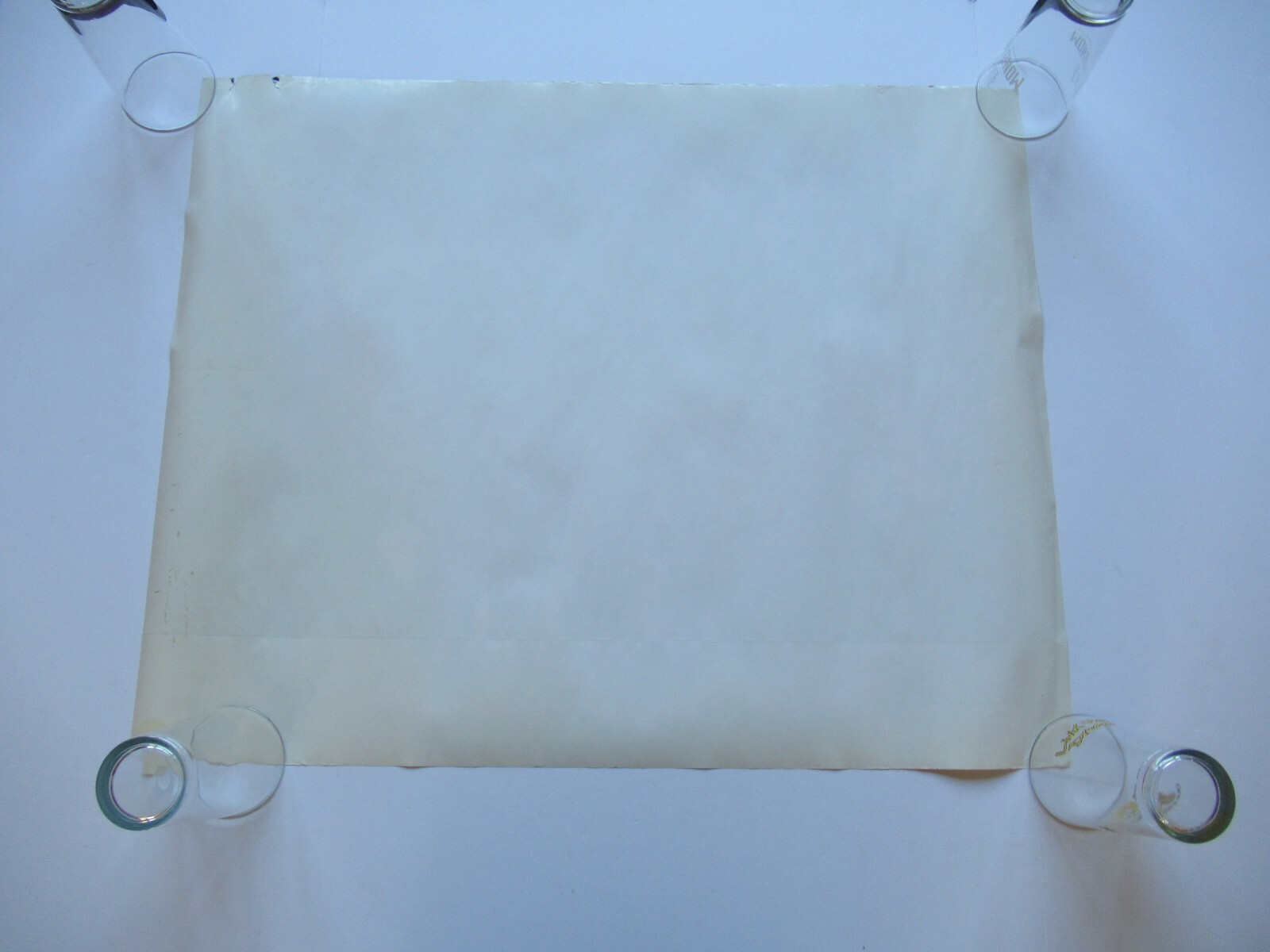 VINTAGE 1990 POISON FLESH & BLOOD PROMO 24x30 RECORD STORE ON TOUR POSTER BRET