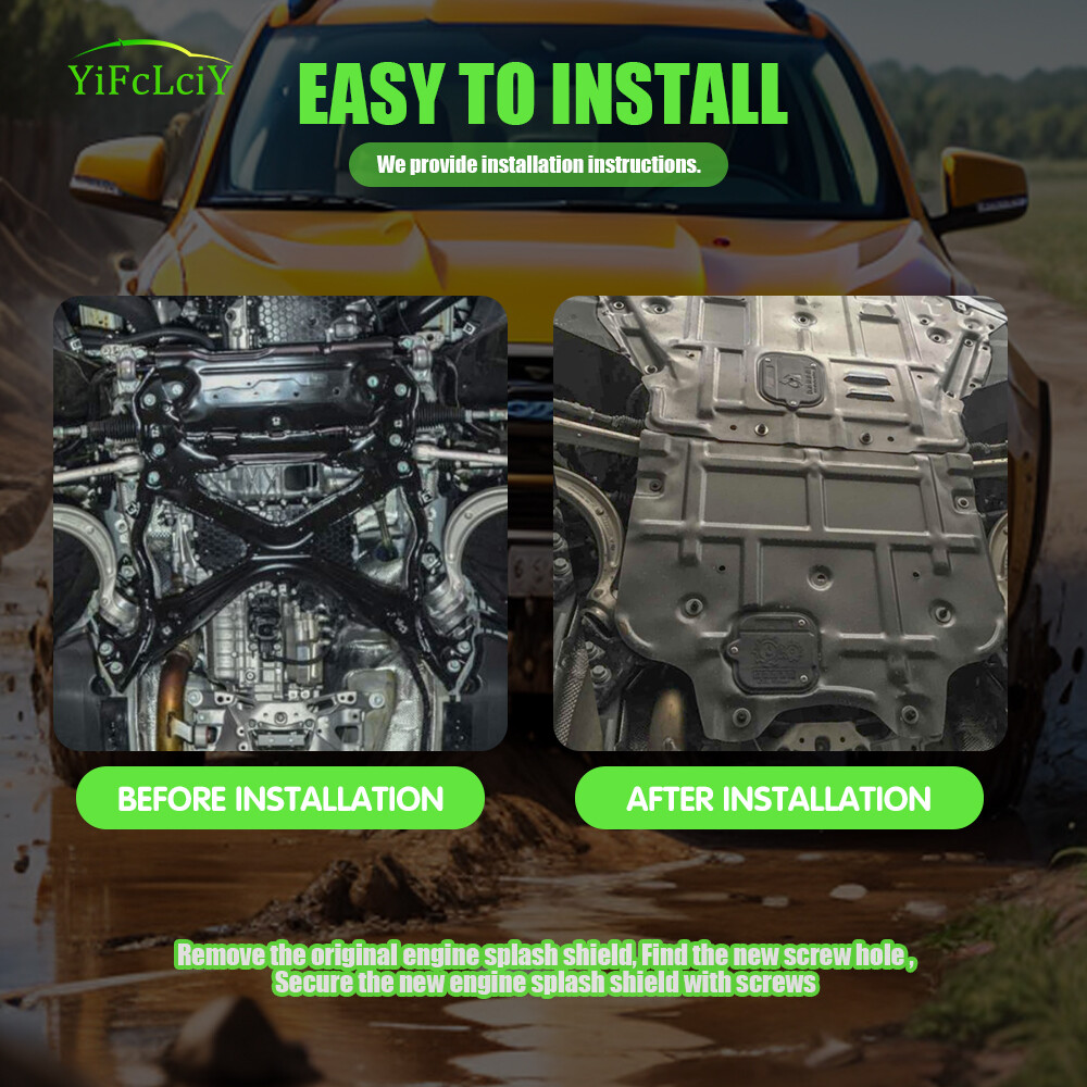 2Pcs For Audi A5 S5 2018-2023 Under Engine Splash Guards Front Engine Mud Flaps