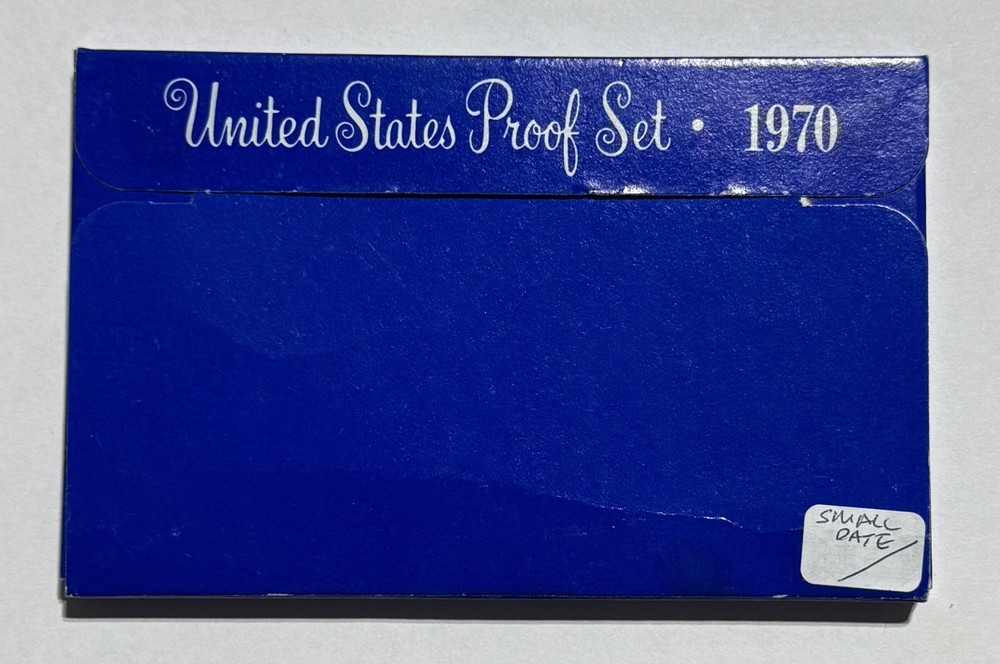 1970-S Small Date Cent US Proof Set - 40% Silver Half Dollar WXHM