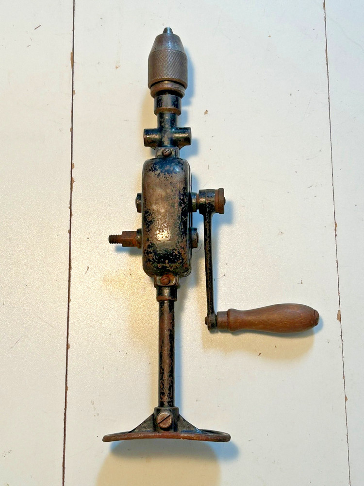 Antique Ixion Geared Hand Drill Left & Right hand made Germany