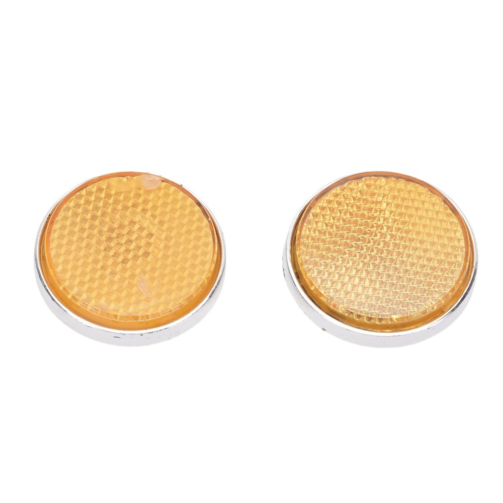 Front Fork Leg Reflectors 43mm Diameter Front Fork Round Reflector Enhanced MDYY