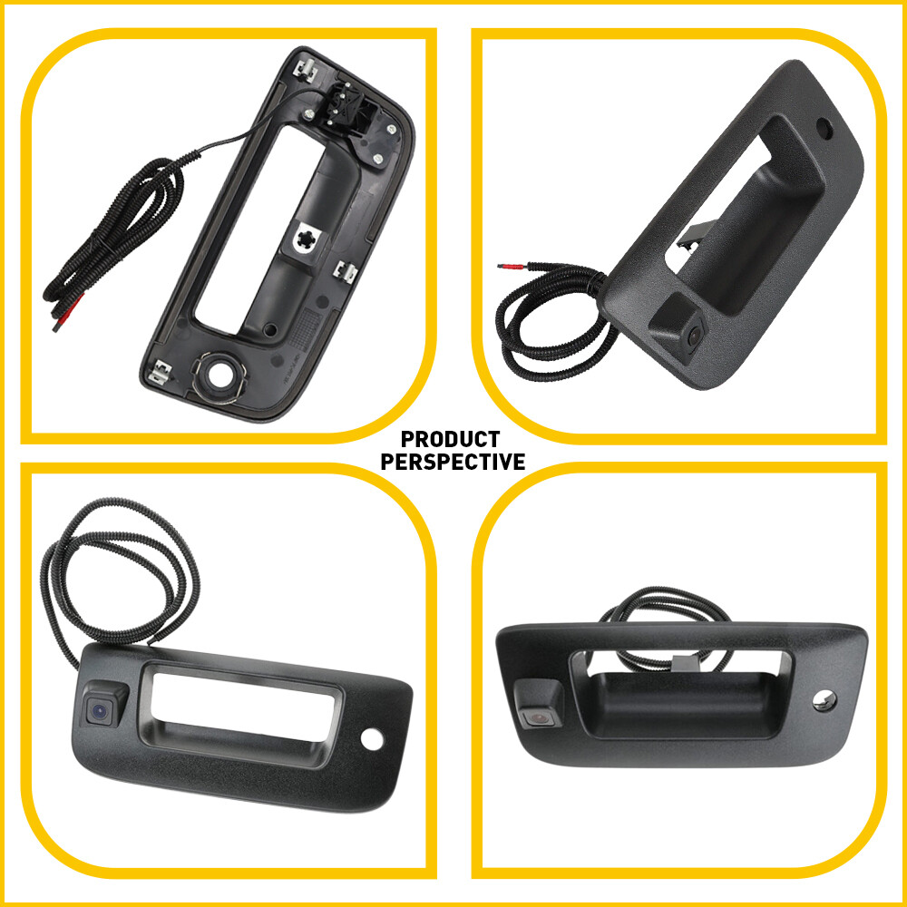 2007-2013 For Chevy Silverado/GMC Sierra Rear View Backup Tailgate Handle Camera