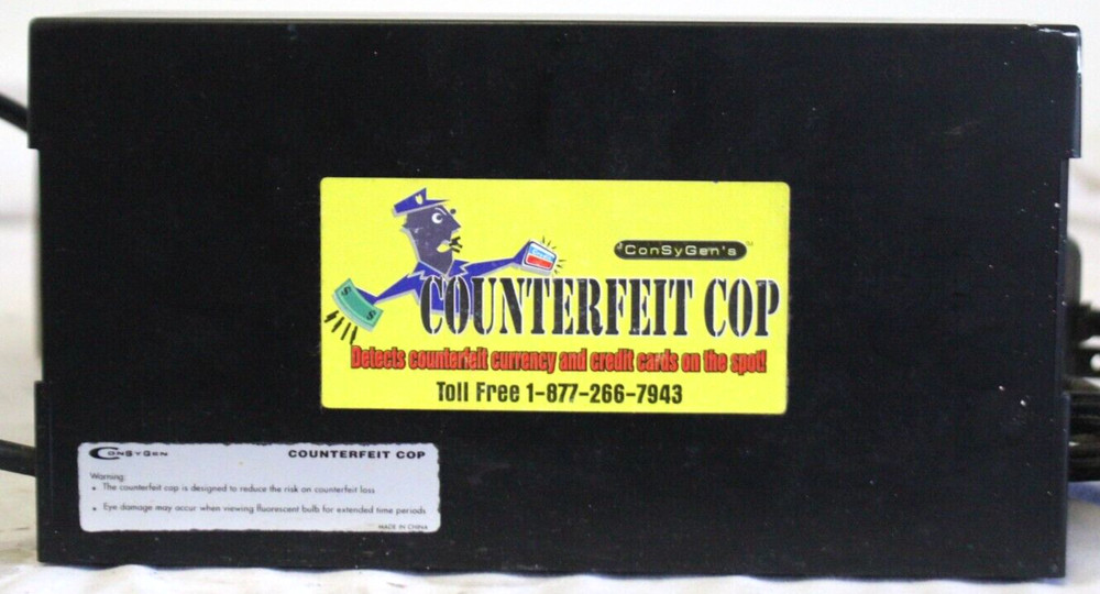 Consygen Counterfeit Blacklight Detector C0P UV Machine (A-8)