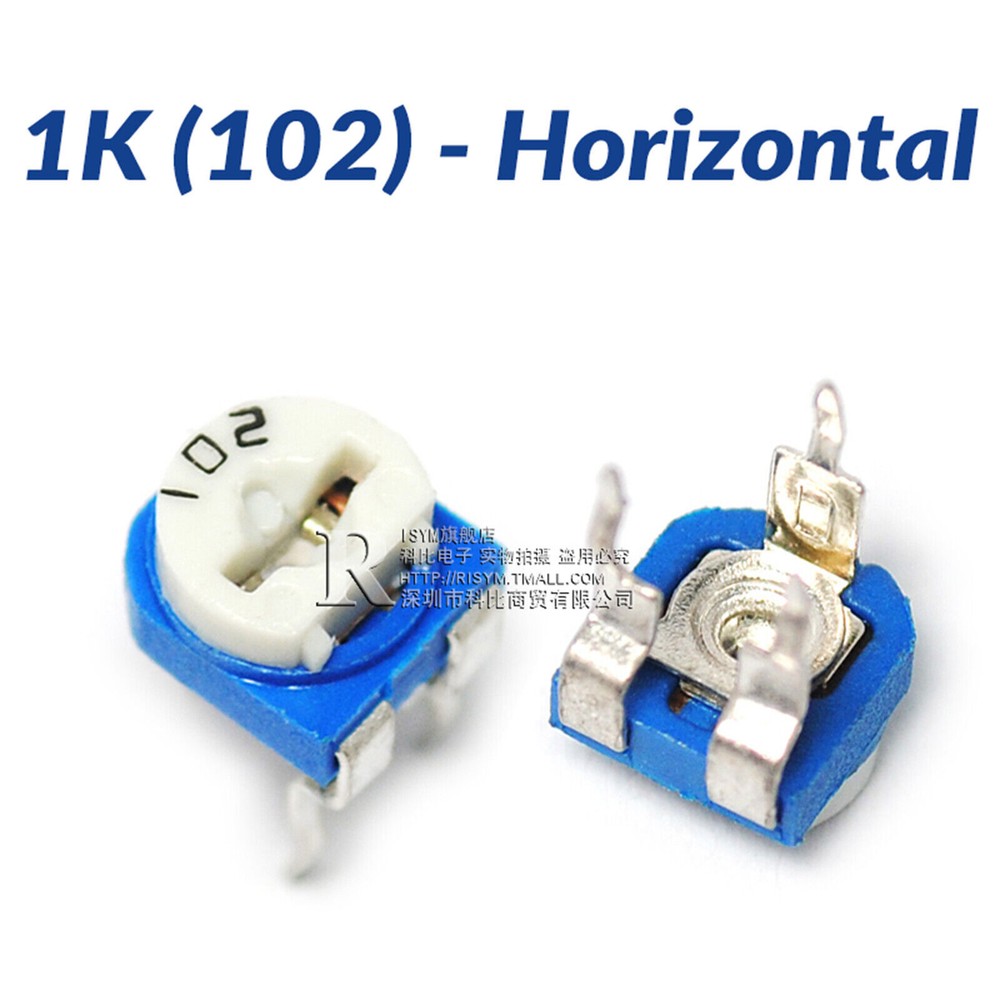 Horizontal/Vertical Pot Potentiometer Trimpot Trimmer Variable Resistor 100R -1M