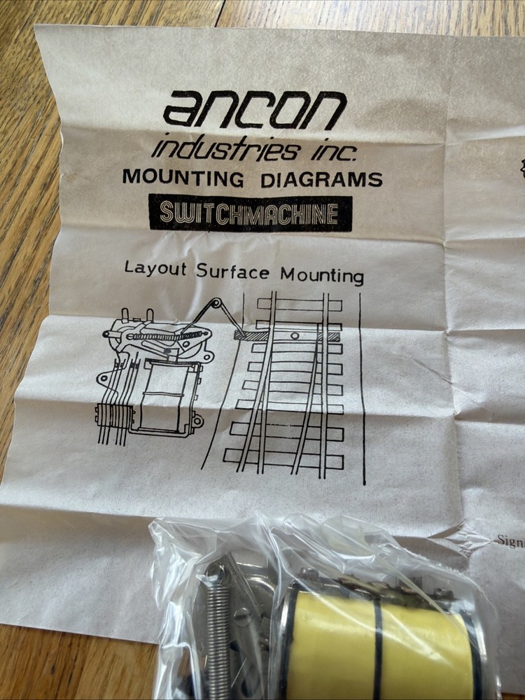 Two Ancon Industries Switch Machine For Model Trains