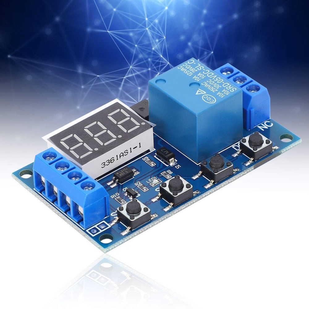 Relay Module Delay Power Off Disconnect Cycle Timing Circuit Switch...