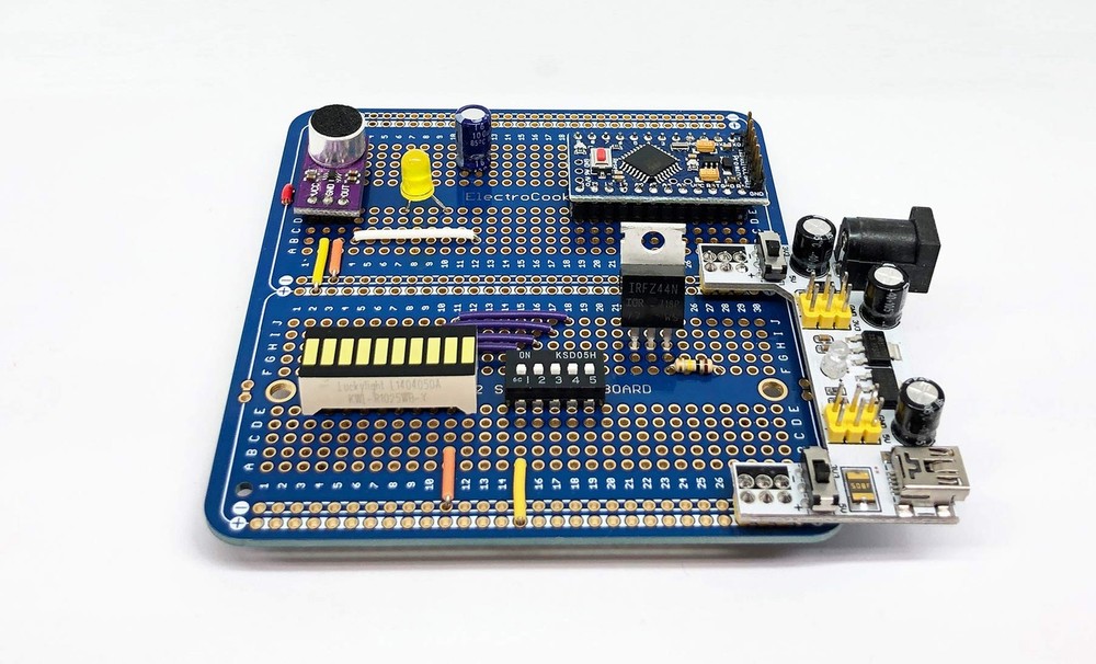 Large PCB Prototype Board Kit Solderable Breadboards for Electronics Projects...