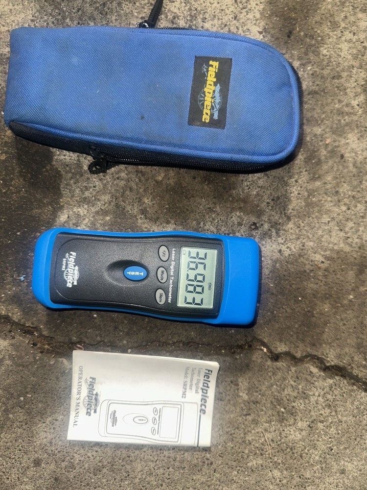 fieldpiece srpm2 lacer digital tachometer
