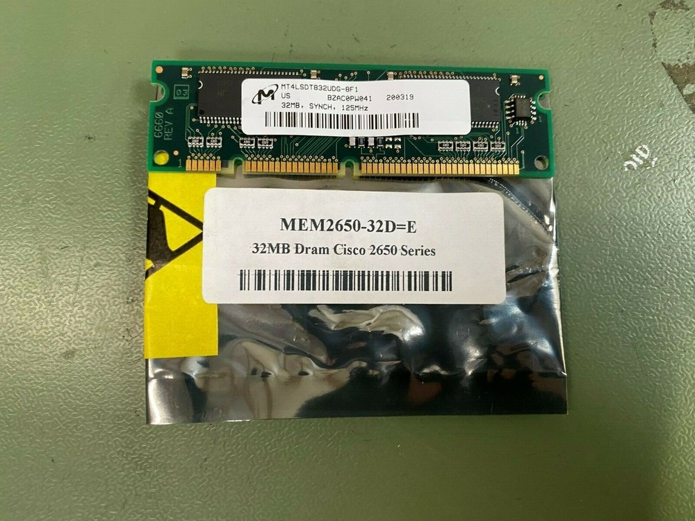 MEM2650-32D=E 32MB DRAM Memory for Cisco 2650 Series