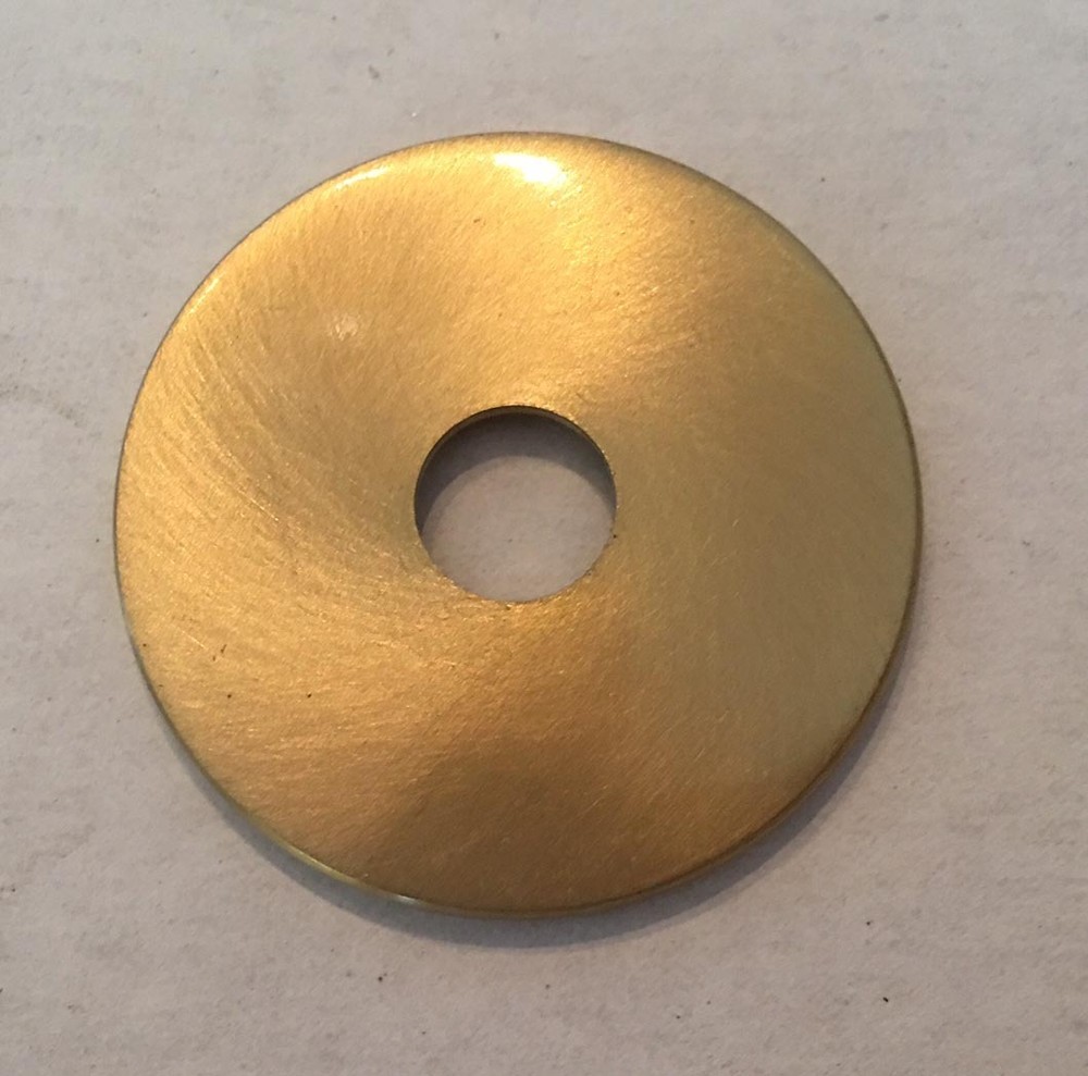 1-1/4" ID SOLID BRASS turned CHECK RINGS unfinished slips 1/8IPS (3/8" hole)