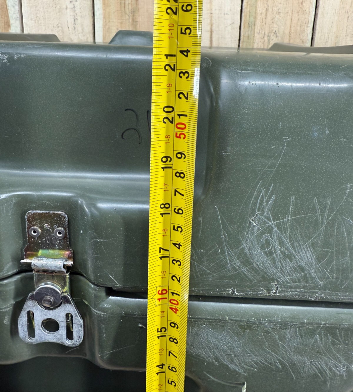 Pelican Hardigg Case 33x21x21.5" Green Waterproof Storage Footlocker