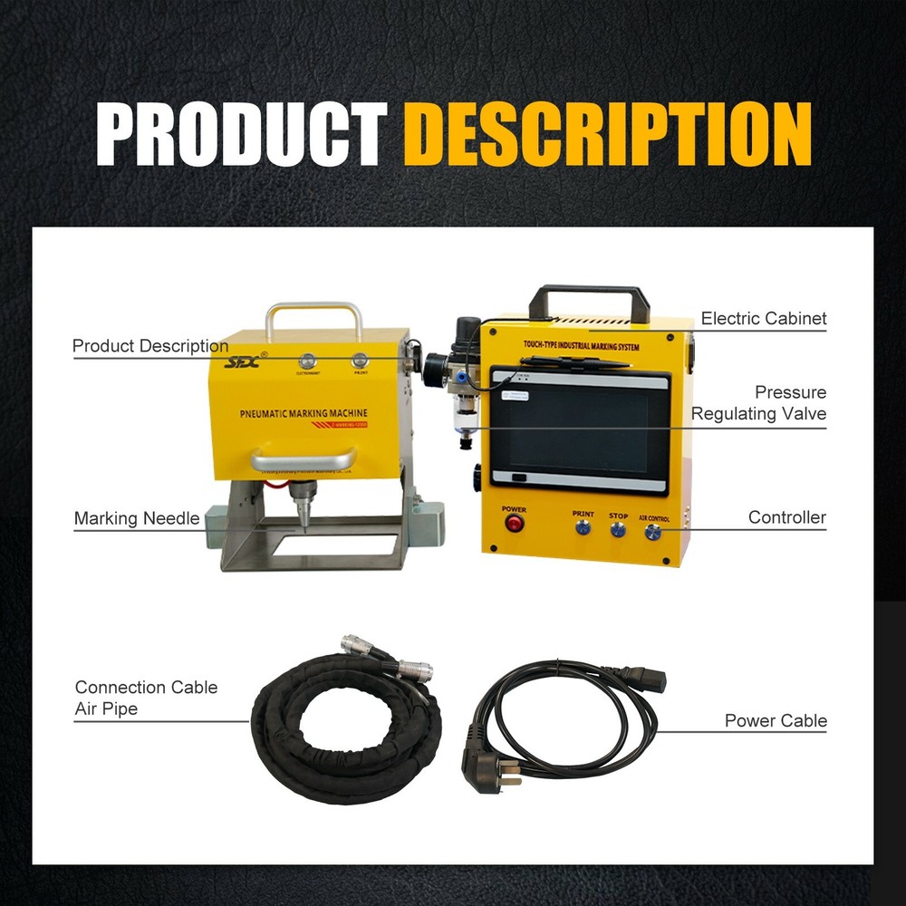 US Portable Dot Peen Marking Machine for VIN Code Engraving Machine