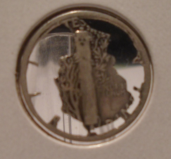 Mercury Dime Cut-Out !! NICE LooK !!