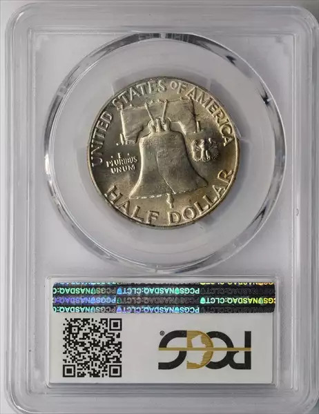 1960 Franklin Half Dollar PCGS MS65FBL